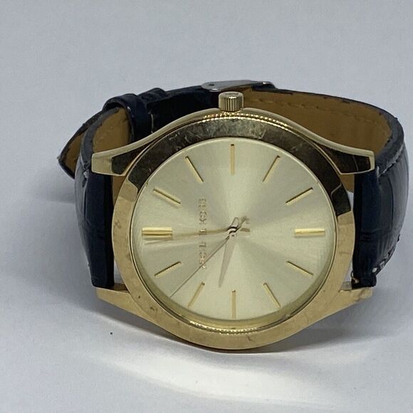 Michael Kors Runway MK3179 Women's Black Leather Analog Dial Quartz Watch XR736 - Picture 7 of 12